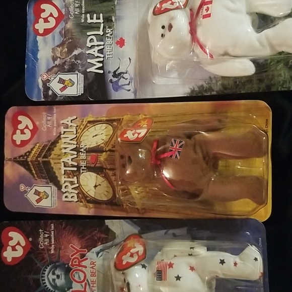 TY Beanie Babies 4 collection Glory, Maple, Erin, Britannia - Picture 3 of 12